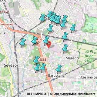 Mappa Via Mestre, 20821 Meda MB, Italia (0.9965)