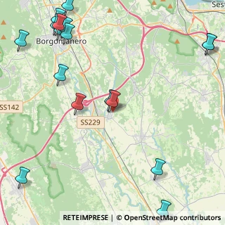 Mappa Via A. Saini, 28012 Cressa NO, Italia (6.67211)