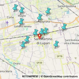 Mappa Via Firenze, 35018 San Martino di Lupari PD, Italia (2.04667)