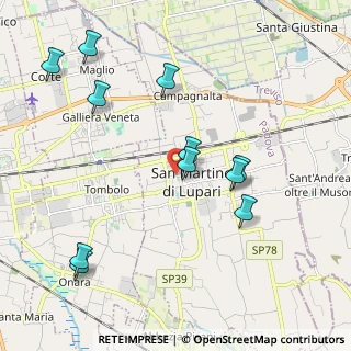 Mappa Via Firenze, 35018 San Martino di Lupari PD, Italia (2.19545)