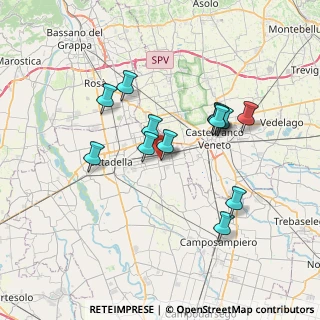 Mappa Via Firenze, 35018 San Martino di Lupari PD, Italia (6.32308)