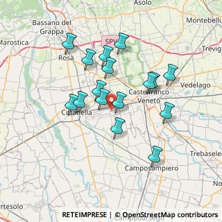 Mappa Via Firenze, 35018 San Martino di Lupari PD, Italia (6.34313)