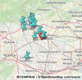 Mappa 35019 San Martino di Lupari PD, Italia (11.14846)