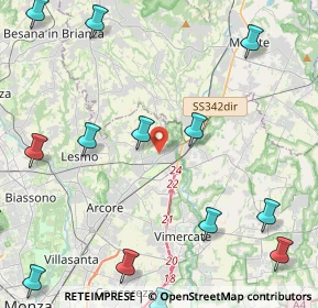 Mappa 20865 Usmate Velate MB, Italia (6.37133)