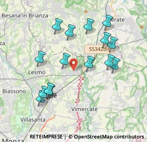 Mappa 20865 Usmate Velate MB, Italia (3.81533)