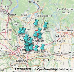 Mappa 20865 Usmate Velate MB, Italia (10.84882)