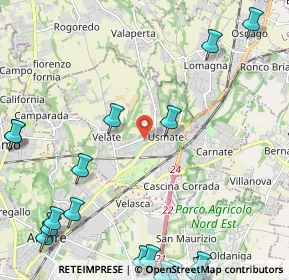 Mappa 20865 Usmate Velate MB, Italia (3.4215)