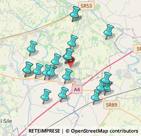 Mappa Via Europa, 31050 Monastier di Treviso TV, Italia (3.6895)