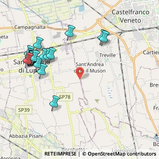 Mappa Via Cervan, 35018 San Martino di Lupari PD, Italia (2.525)