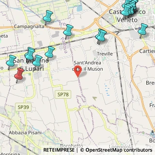Mappa Via Cervan, 35018 San Martino di Lupari PD, Italia (3.51)