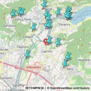 Mappa Via Arturo Toscanini, 25031 Capriolo BS, Italia (2.599)