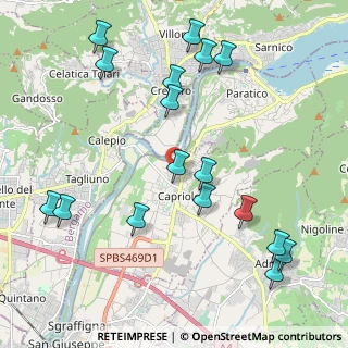 Mappa Via Arturo Toscanini, 25031 Capriolo BS, Italia (2.41294)
