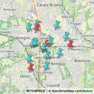 Mappa Via Enrico Toti, 20851 Lissone MB, Italia (1.59)