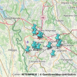 Mappa Via degli Aceri, 21013 Gallarate VA, Italia (5.94143)
