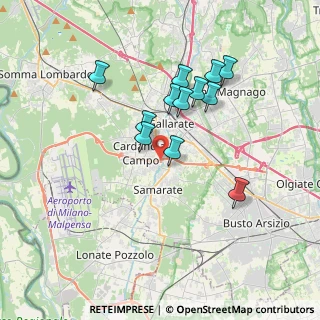 Mappa Via degli Aceri, 21013 Gallarate VA, Italia (3.12917)
