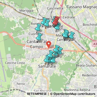 Mappa Via degli Aceri, 21013 Gallarate VA, Italia (1.5515)