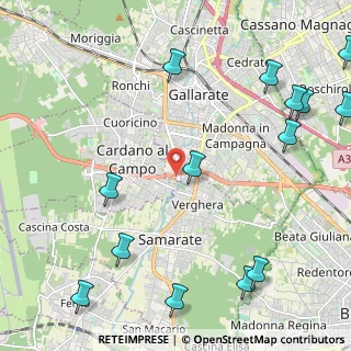 Mappa Via degli Aceri, 21013 Gallarate VA, Italia (3.04643)