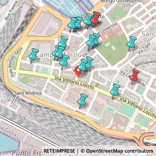 Mappa Via Santa Giustina, 34123 Trieste TS, Italia (0.2575)