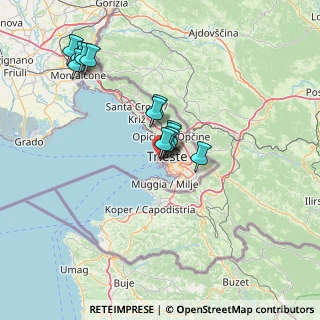 Mappa Via Santa Giustina, 34123 Trieste TS, Italia (11.97462)