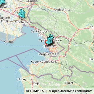 Mappa Via Santa Giustina, 34123 Trieste TS, Italia (16.76083)