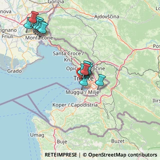 Mappa Via Santa Giustina, 34123 Trieste TS, Italia (16.07667)