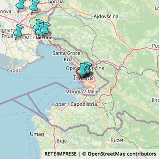 Mappa Via Santa Giustina, 34123 Trieste TS, Italia (17.00364)