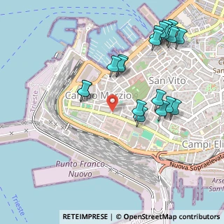 Mappa Via Santa Giustina, 34123 Trieste TS, Italia (0.561)