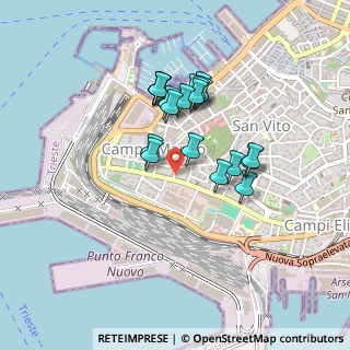 Mappa Via Santa Giustina, 34123 Trieste TS, Italia (0.3575)