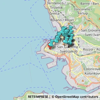 Mappa Via Santa Giustina, 34123 Trieste TS, Italia (1.4035)
