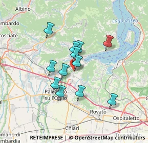 Mappa Via N. Paganini, 25031 Capriolo BS, Italia (5.33167)