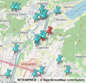 Mappa Via N. Paganini, 25031 Capriolo BS, Italia (2.26947)