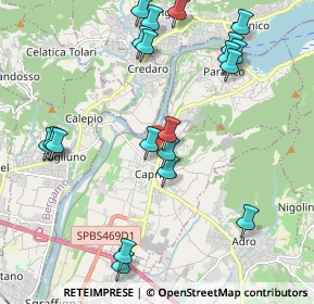 Mappa Via N. Paganini, 25031 Capriolo BS, Italia (2.321)