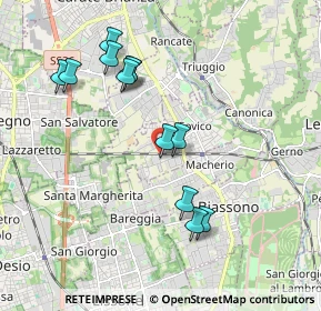 Mappa Via Carlo Porta, 20845 Sovico MB, Italia (1.8675)