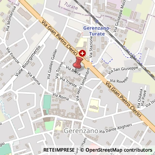 Mappa Via Brera, 7, 21040 Gerenzano, Varese (Lombardia)