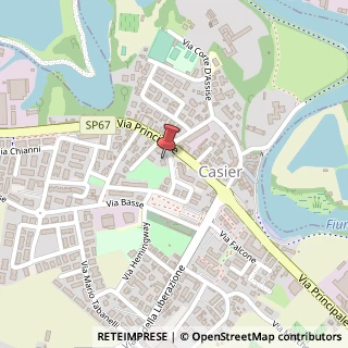 Mappa Via Generale Carlo Alberto dalla Chiesa, 8, 31030 Casier, Treviso (Veneto)