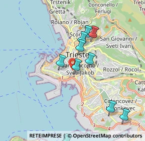 Mappa Via Angelo Emo, 34144 Trieste TS, Italia (2.07909)