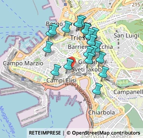 Mappa Via Angelo Emo, 34144 Trieste TS, Italia (0.768)