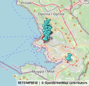 Mappa Via Angelo Emo, 34144 Trieste TS, Italia (1.68182)