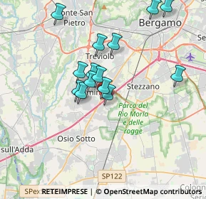 Mappa Via Frà Galgario, 24044 Dalmine BG, Italia (3.13286)