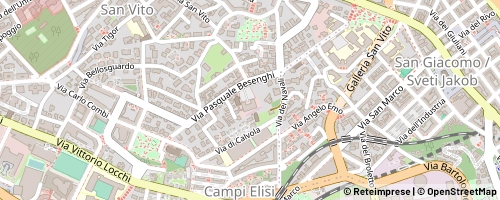 Mappa Trieste