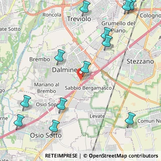 Mappa Via Giovanni Carnovali, 24044 Dalmine BG, Italia (2.88667)