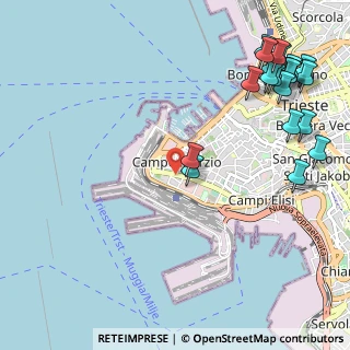 Mappa Via Giovanni Tagliapietra, 34123 Trieste TS, Italia (1.46)