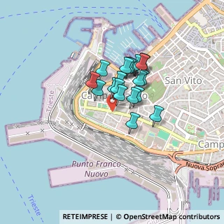 Mappa Via Giovanni Tagliapietra, 34123 Trieste TS, Italia (0.2805)