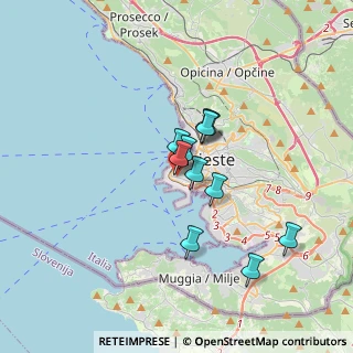 Mappa Via Giovanni Tagliapietra, 34123 Trieste TS, Italia (2.47364)
