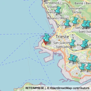 Mappa Via Giovanni Tagliapietra, 34123 Trieste TS, Italia (3.02467)