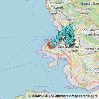 Mappa Via Giovanni Tagliapietra, 34123 Trieste TS, Italia (1.532)