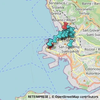 Mappa Via Giovanni Tagliapietra, 34123 Trieste TS, Italia (1.3415)