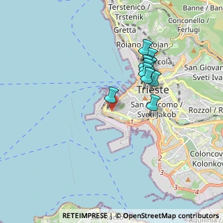 Mappa Via Giovanni Tagliapietra, 34123 Trieste TS, Italia (1.61455)