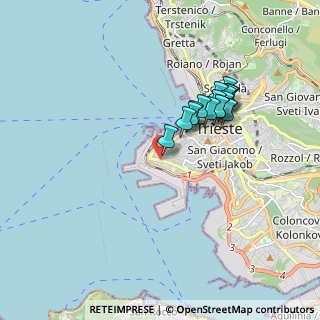 Mappa Via Giovanni Tagliapietra, 34123 Trieste TS, Italia (1.535)