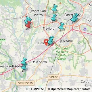Mappa Via Einstein, 24044 Dalmine BG, Italia (4.65167)